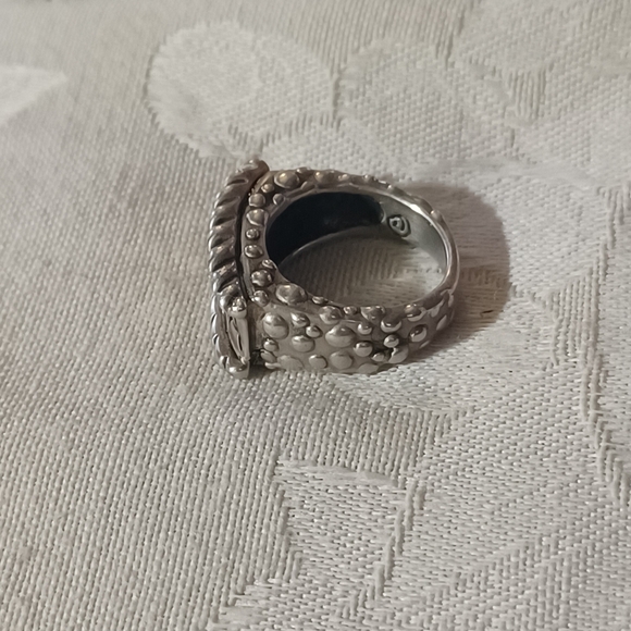 Dian Malouf MAMA Sterling Silver Ring, Size 6.25 - Picture 3 of 13